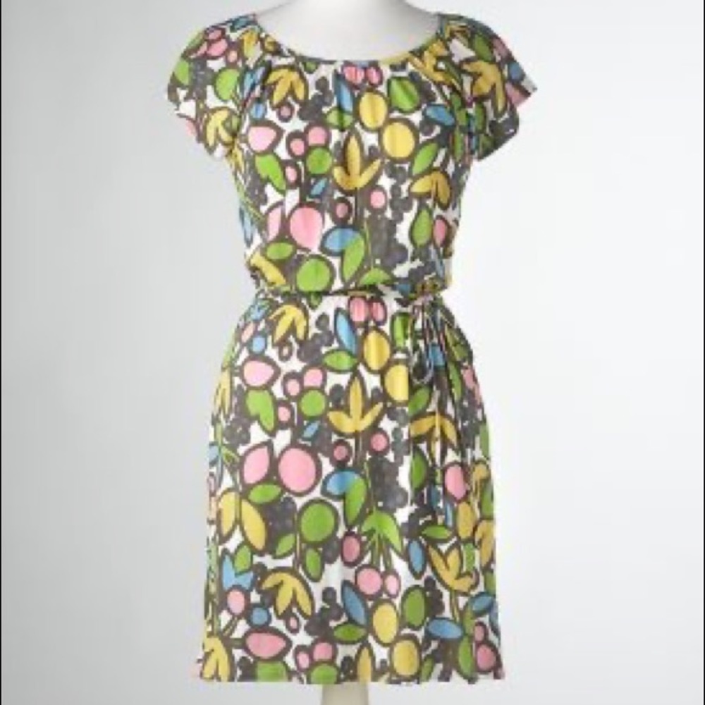 Boden Tencel/Cotton Jersey Blouson Casual Dress 4